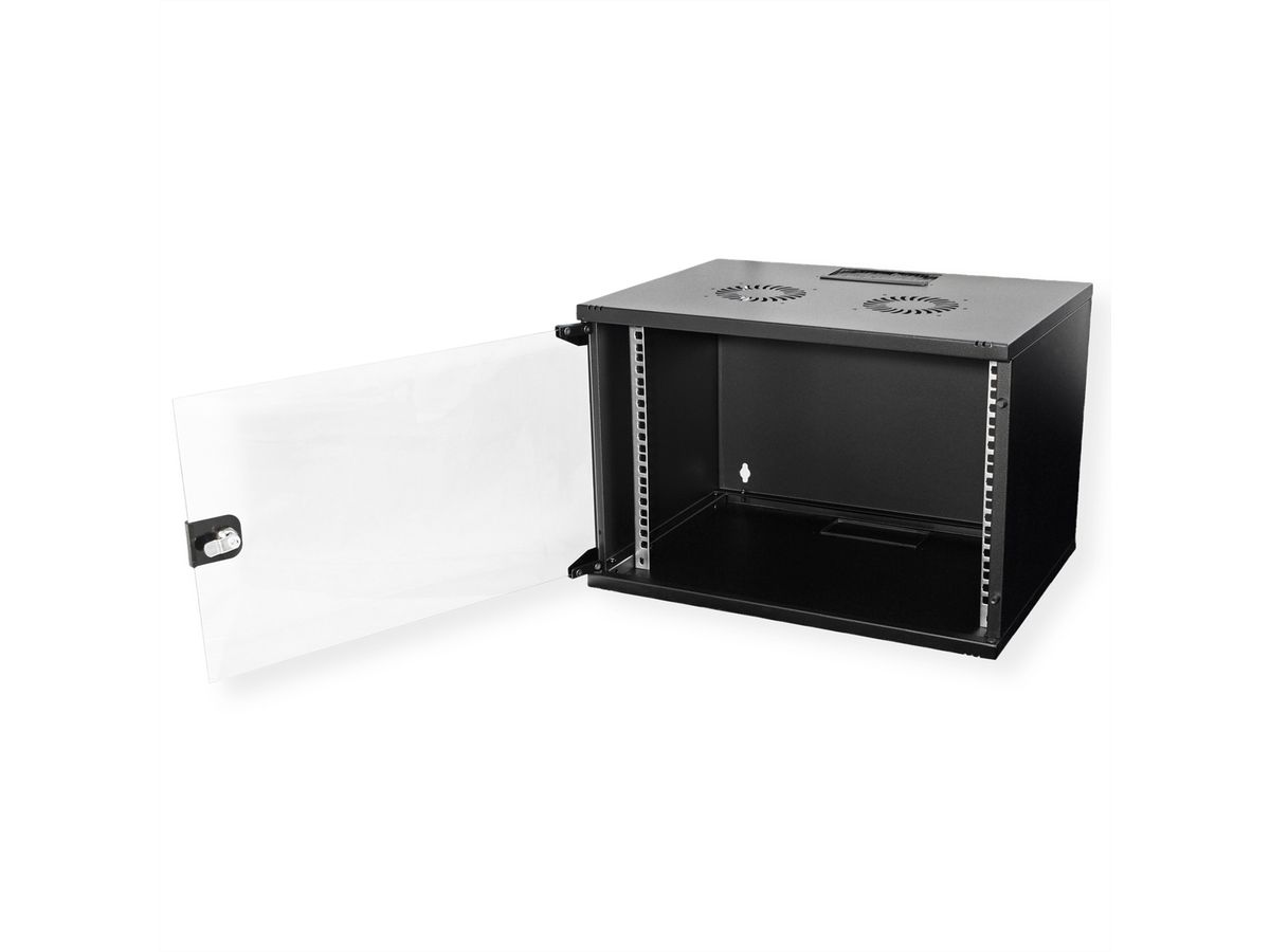 ROLINE 19" Boîtier mural Basic 7U, 540x400 LxP En kit noir