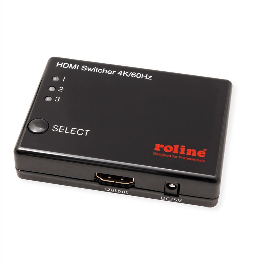 ROLINE Switch HDMI 4K 3 ports