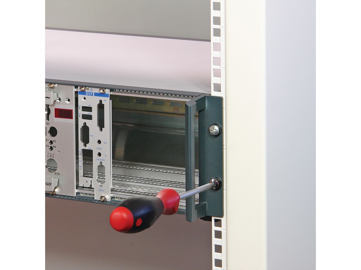SCHROFF RatiopacPRO Coffret de montage en rack 19", blindage rétrofitable avec poignées, 4 U, 84 CV, 315 mm
