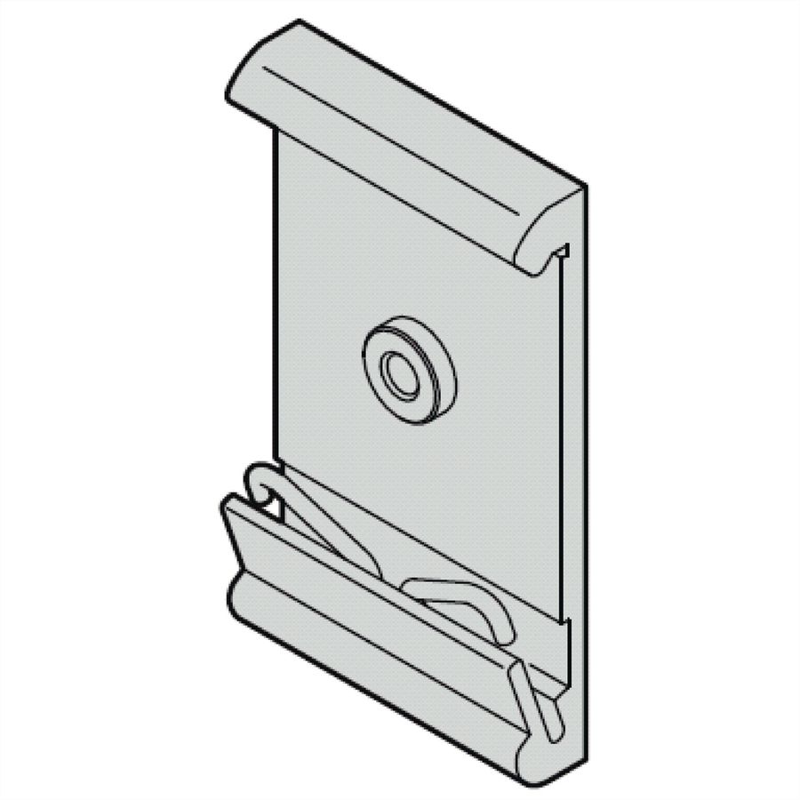 SCHROFF Interscale Adaptateur pour rail DIN, version courte