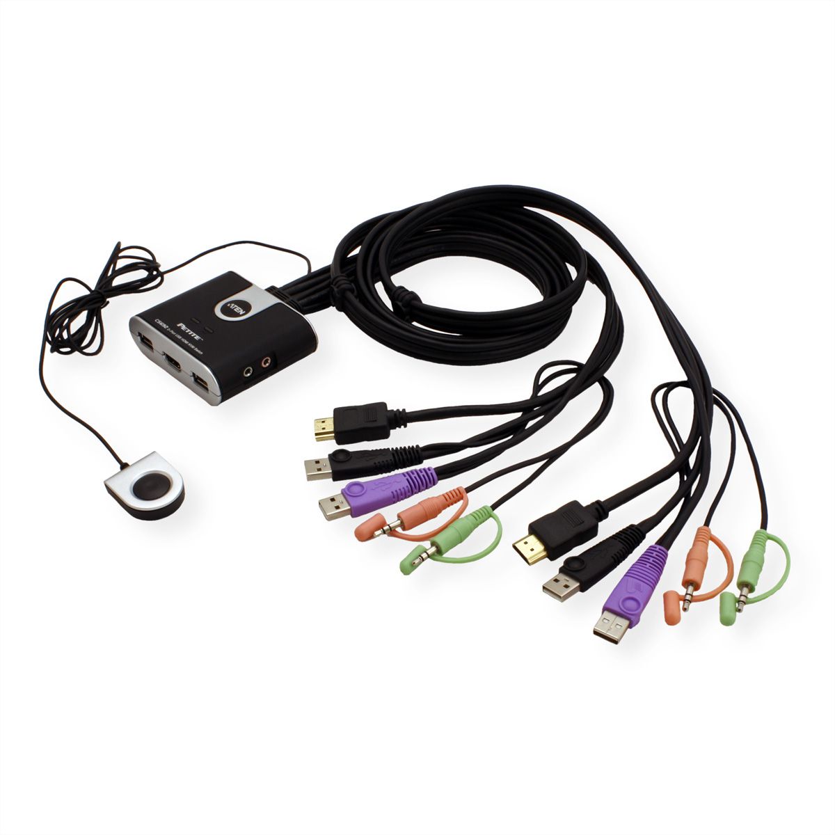 ATEN CS692 Switch KVM, USB, HDMI, audio, 2 ports
