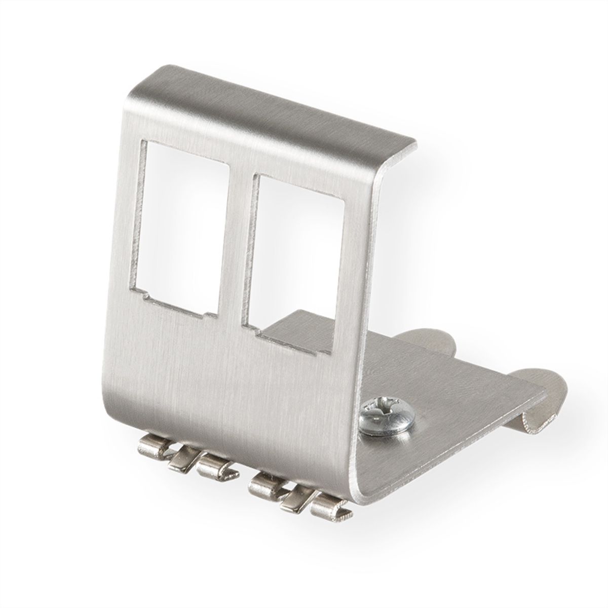 VALUE Adaptateur pour rail DIN, vide, pour 2 Keystones