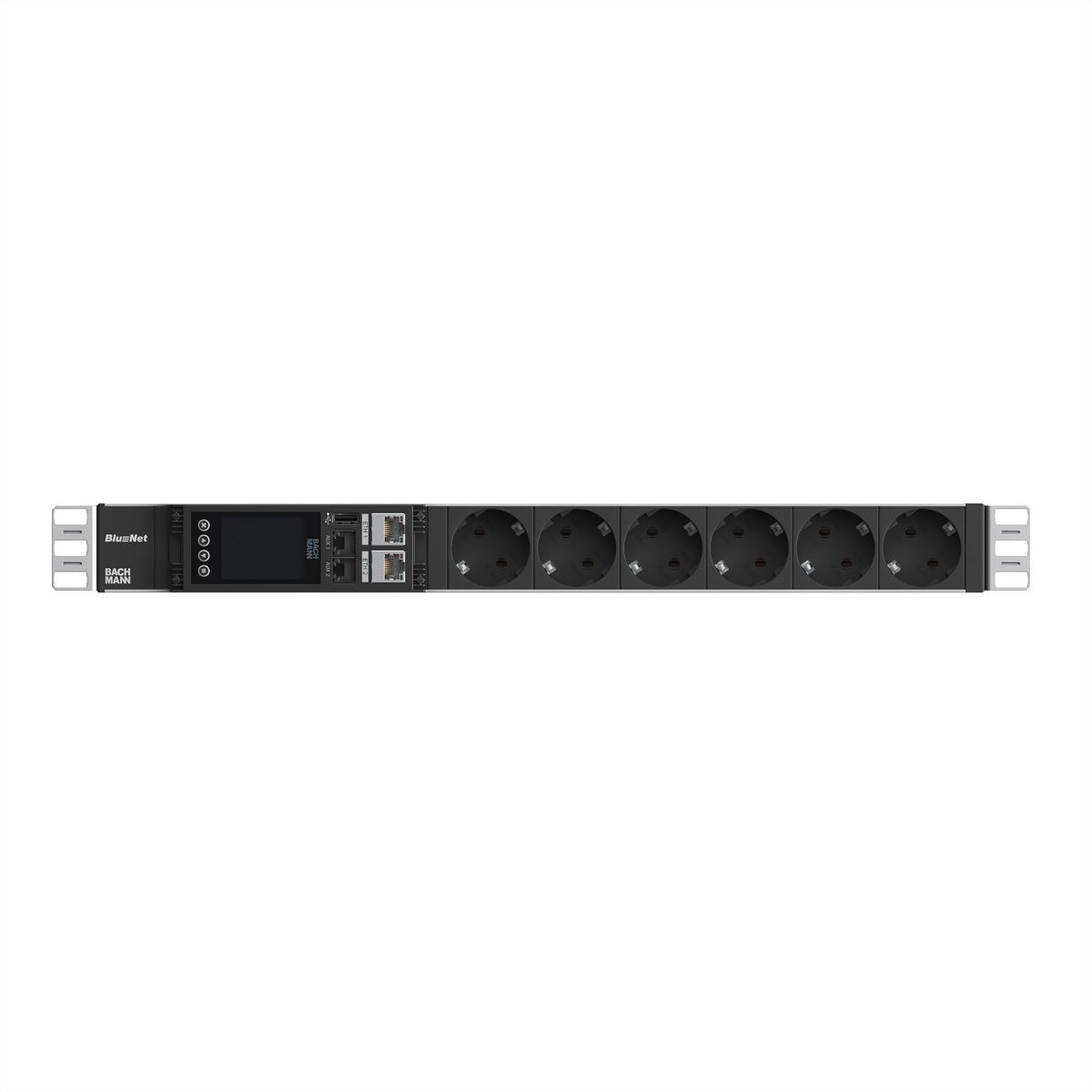 BACHMANN BN ESSENTIAL Metered 19", 6xCEE7/3 2,0m CEE7/7