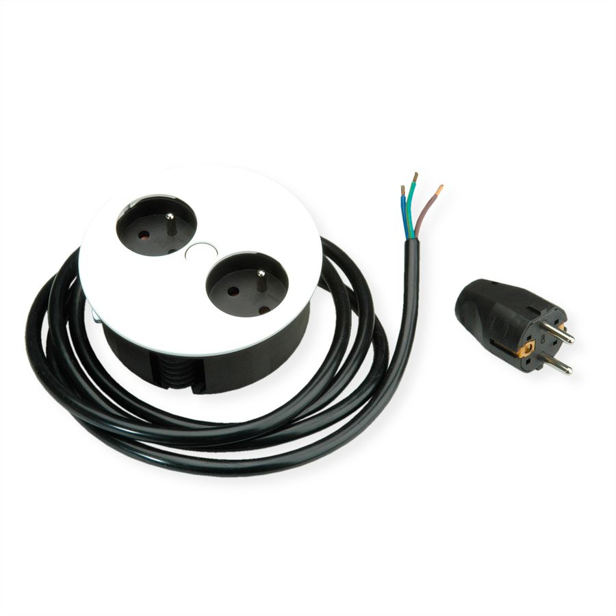 BACHMANN TWIST 2xUTE 2,0m AEH blanc 30GE satiné
