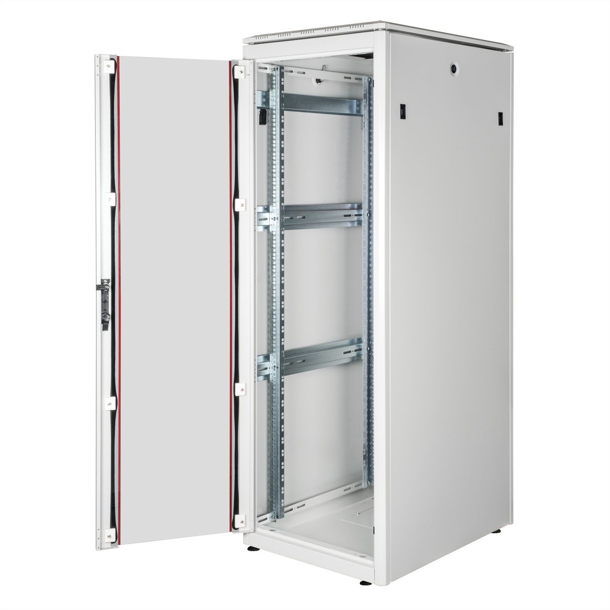 ROLINE 19" Baie réseau Pro 36U, 600x800 LxP Porte verre gris