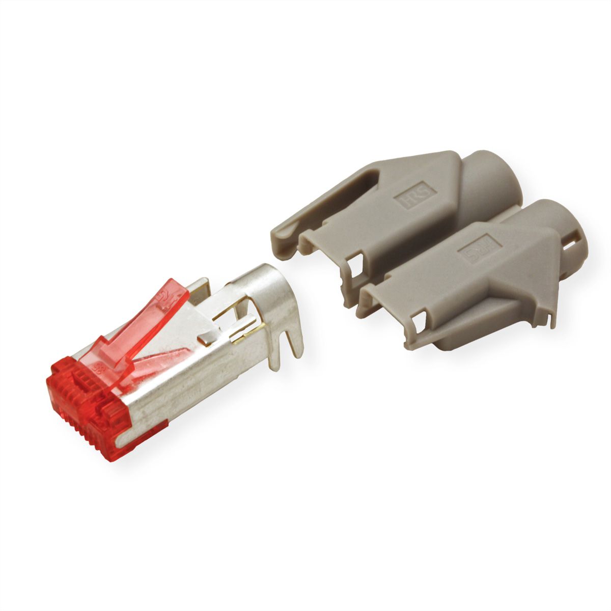 Connecteur HiRose TM21 blindé, manchon gris, 50 pièces