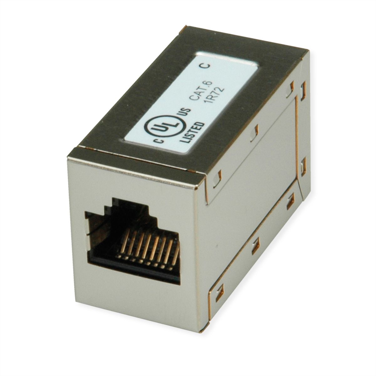 ROLINE Coupleur RJ-45 blindé, Cat.6 (Classe E), Lot de 25