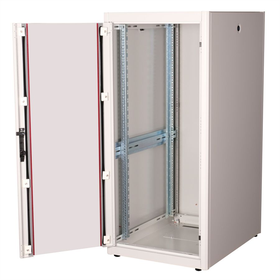ROLINE 19" Baie réseau Basic 26U, 600x800 LxP Porte verre gris