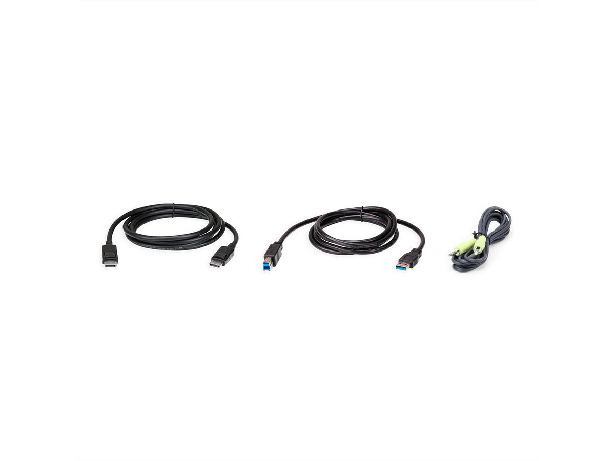 ATEN 2L-7D02UDPX3 Kit de câbles KVM DisplayPort USB 1.8m