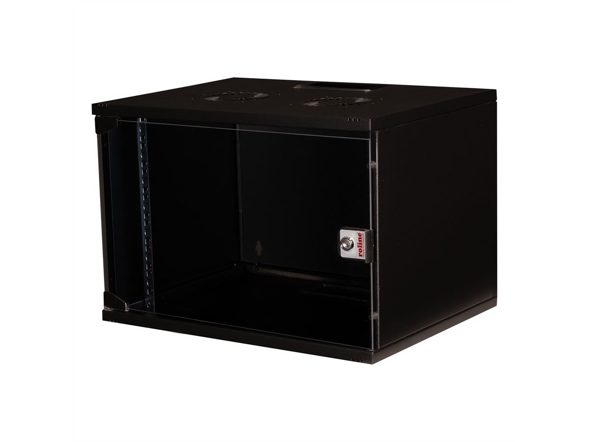 ROLINE 19" Boîtier mural Basic 7U, 540x400 LxP En kit noir