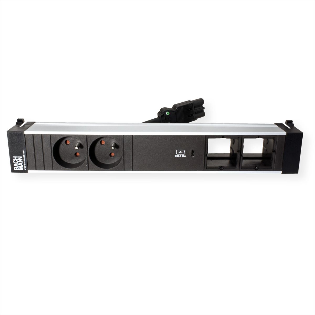 BACHMANN POWER FRAME L 2xUTE 1xUSB C 60W 2xCM 0,2m GST18