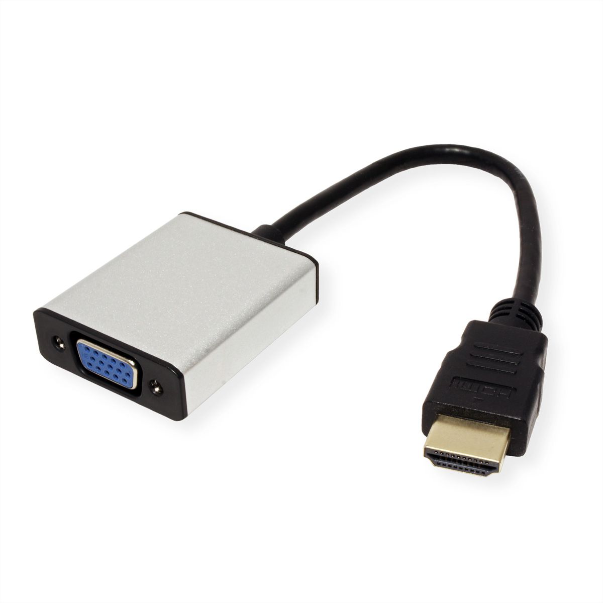 VALUE Adaptateur HDMI vers VGA+Audio 3,5mm, Stéréo