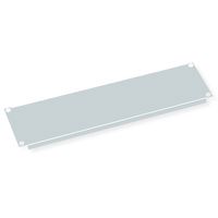 VALUE Panneau aveugle 19 pouces 3 UH, gris