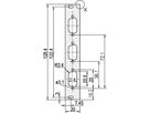 SCHROFF Face avant, plate, Refrofit Shielding, D-Sub Cutout, 3 U, 4 HP, 3 x 9 broches, 2,5 mm, alu, anodisé avant, conducteur arrière