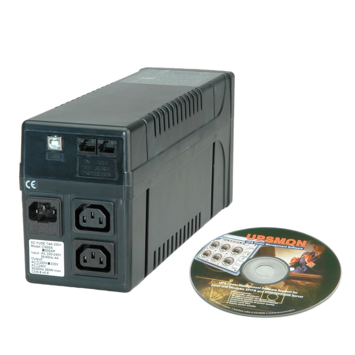VALUE UPS 600, USB Port