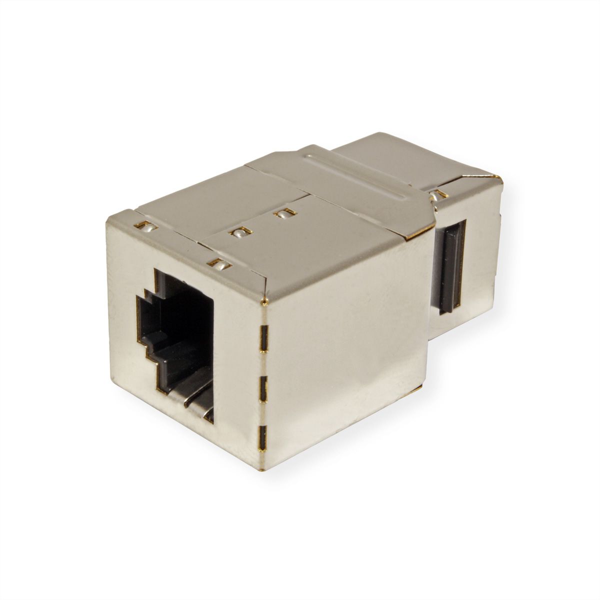 ROLINE Coupleur Keystone RJ-45 blindé, Cat.6A (Classe EA)