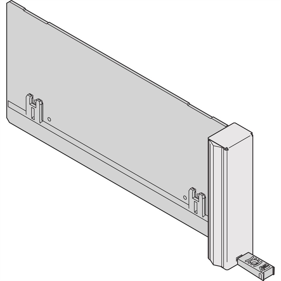 SCHROFF AMC Filler Module ECO avec poignée fixe, simple Mid-Size