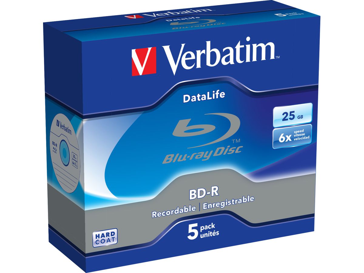 Verbatim DataLife 6x BD-R 25Go 5pièce(s)