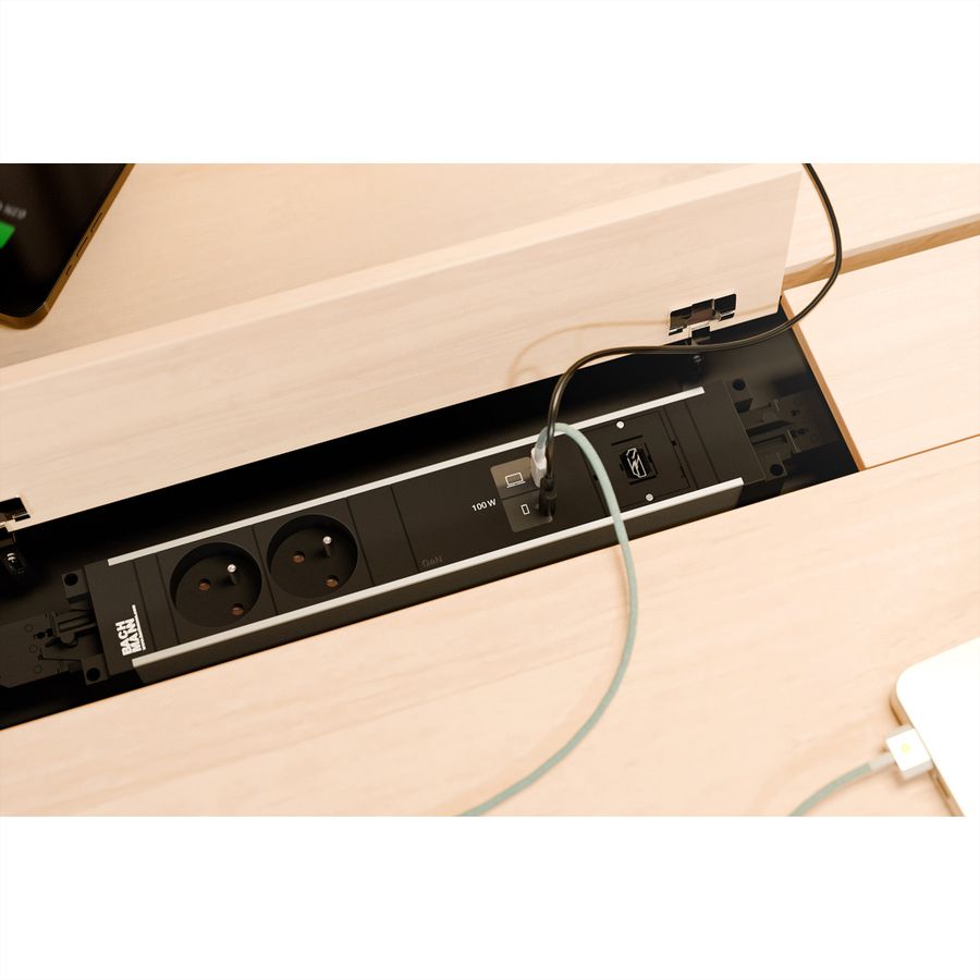BACHMANN Keystone HDMI 4K UHD Coupleur F-F noir
