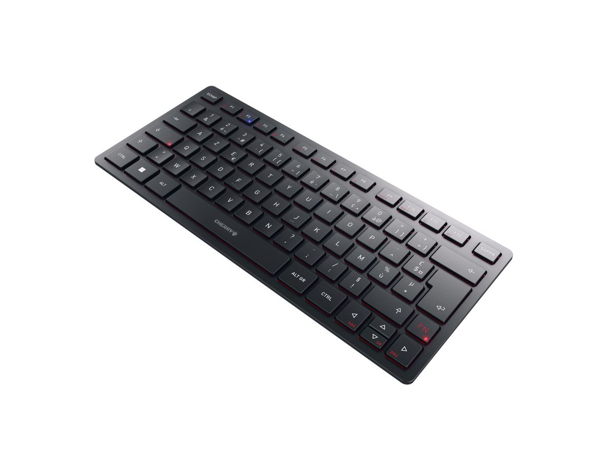 CHERRY KW 9200 MINI Clavier USB + RF Wireless + Bluetooth noir