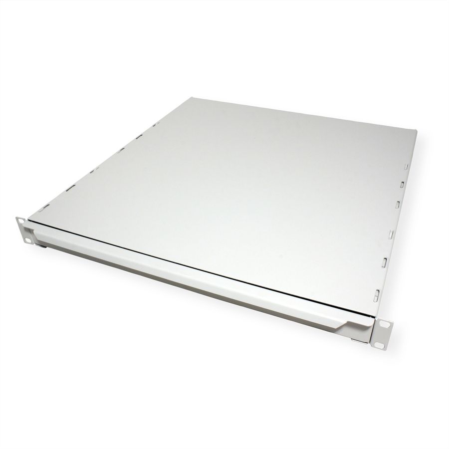Tiroir clavier 19" 1UH sans clavier, gris clair