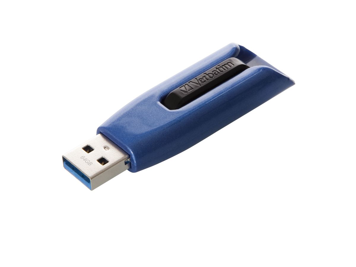 Verbatim Store 'n' Go V3 Max lecteur USB flash 64 Go USB Type-A 3.2 Gen 1 (3.1 Gen 1) Bleu