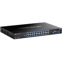 TRENDnet TI-RG262i Switch industriel Gigabit , administrable L2 Gigabit à 26 ports montable en rack
