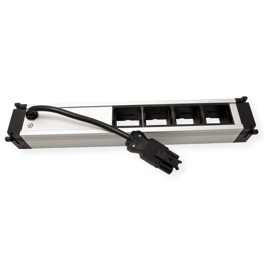 BACHMANN Power Frame 2x UTE (France), 4x modules libres, argent
