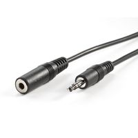 VALUE Rallonge 3,5mm, noir, 2 m