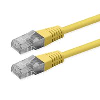 ROLINE Cordon Cat.6 (Classe E), UTP, PoE, jaune, 5 m