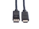 ROLINE Câble DisplayPort DP - HDTV, M/M, noir, 1,5 m