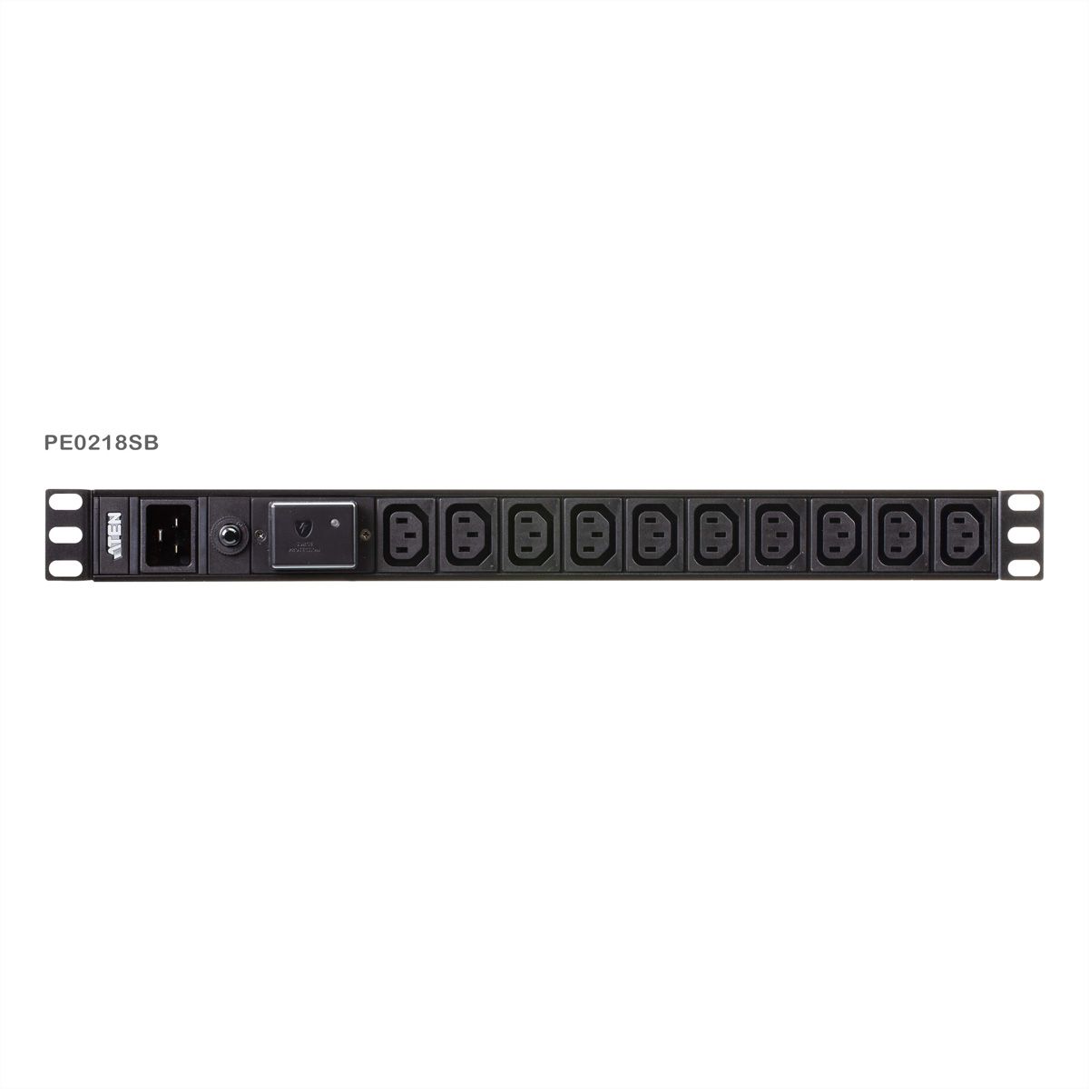 ATEN PE0218SG PDU de base 1U 16A avec protection contre les surtensions, 18 ports