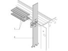 Profilé de fractionnement SCHROFF 6 U pour montage combiné