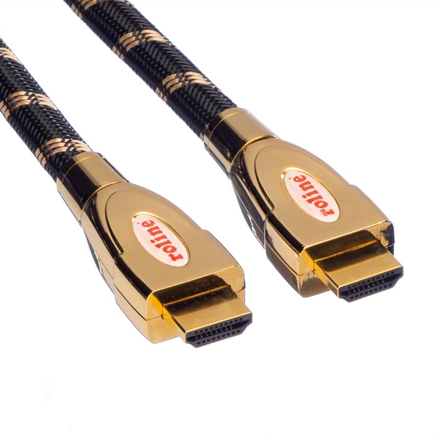 ROLINE GOLD Câble HDMI Ultra HD avec Ethernet, M/M, 5 m