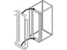 Cache de séparation d'air SCHROFF, Kit de face avant, pour largeur d'armoire 800 mm, Avec doigts de câble