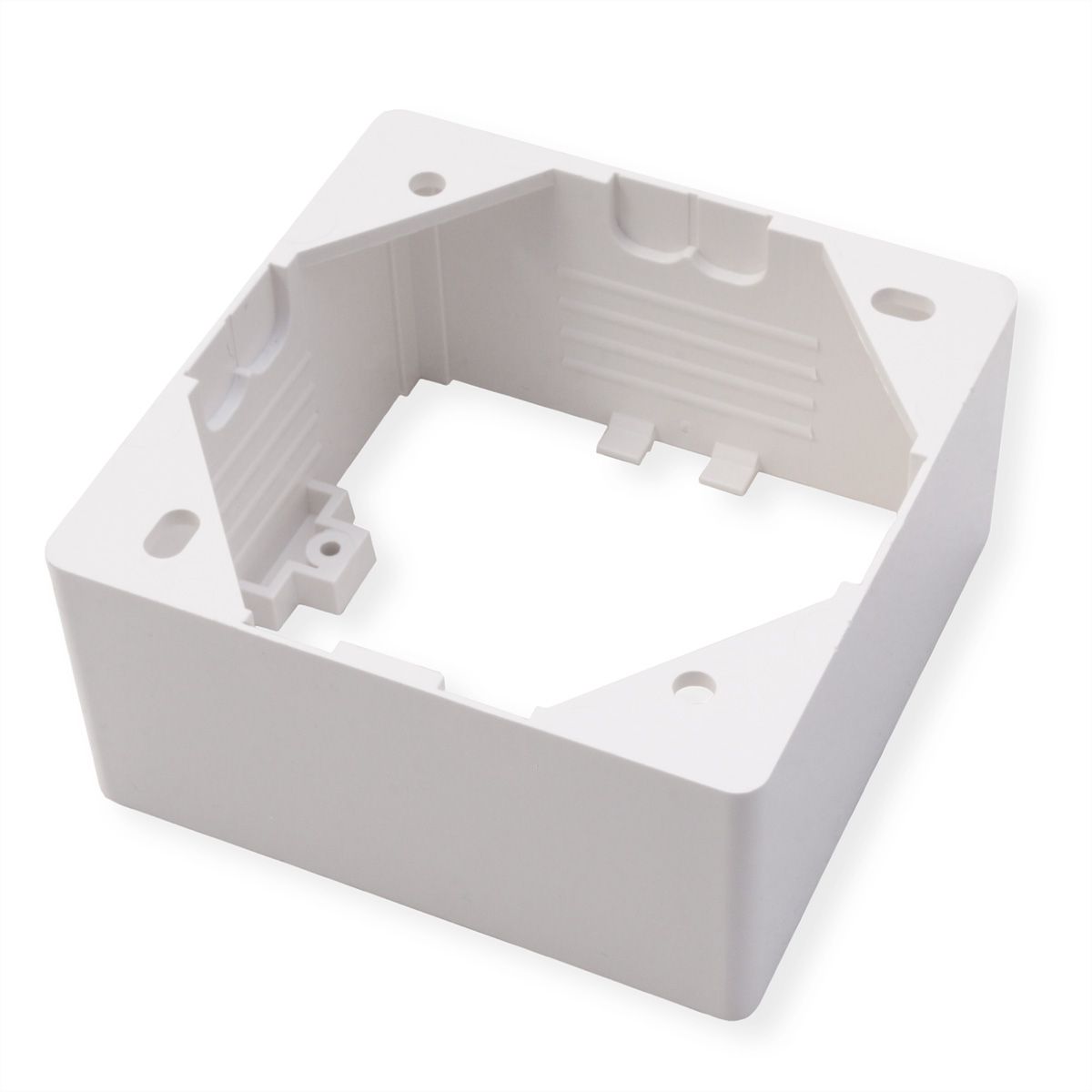 EasyLan preLink / fixLink Boîtier blanc, 80x80x42 mm RAL 9010