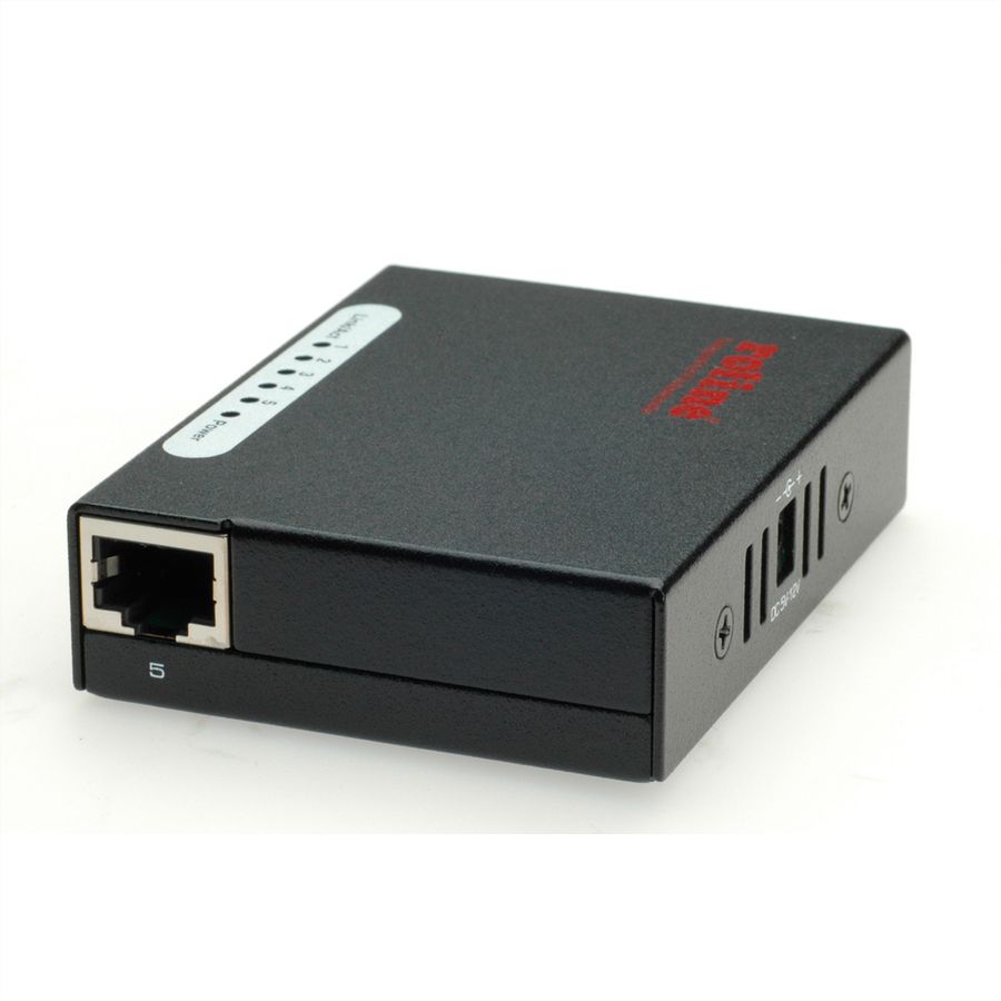 ROLINE Fast Ethernet Switch, Pocket, 5 Ports