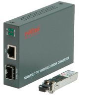 ROLINE Convertisseur Gigabit, RJ-45 - LC (avec module mini-GBIC)