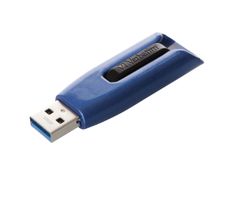 Verbatim Store 'n' Go V3 Max 128Go USB 3.0 (3.1 Gen 1) Connecteur USB Type-A Noir, Bleu lecteur USB flash