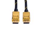 ROLINE GOLD Câble DisplayPort DP M - DP M, 1 m