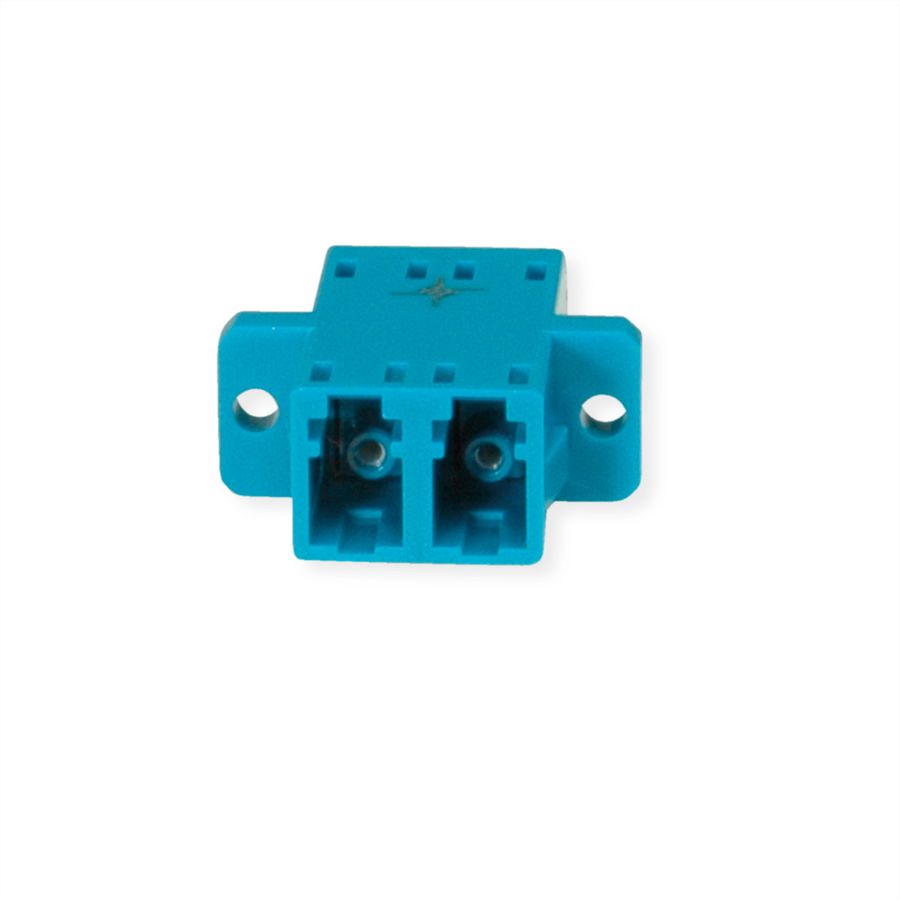 TELEGÄRTNER Coupleur LD Duplex, Singlemode et Multimode, Manchon en céramique, boîtier en plastique, bleu, Z77