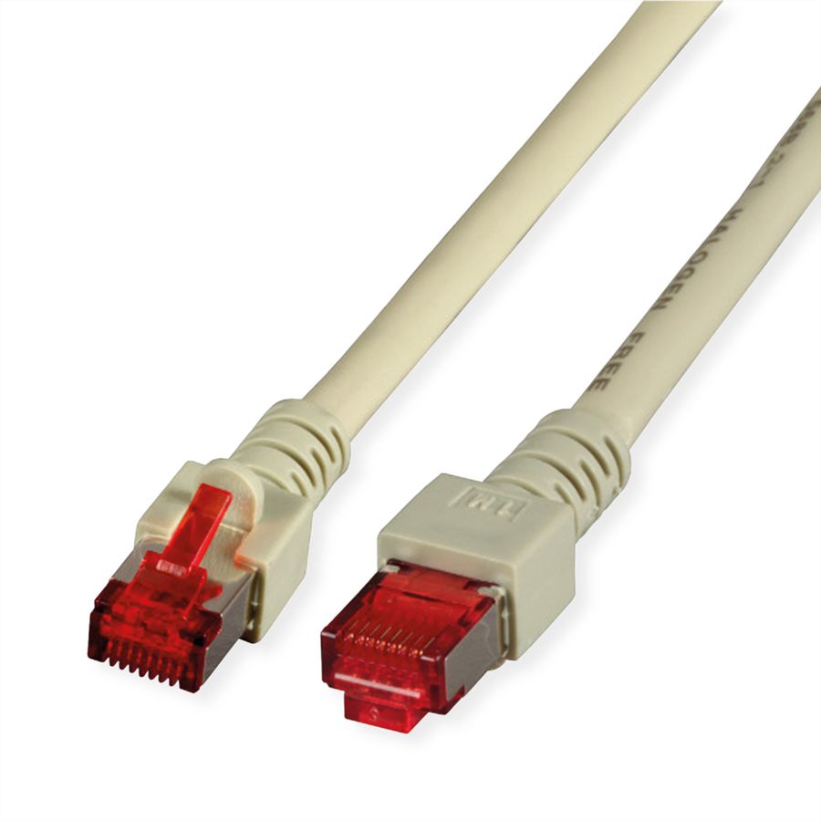 Cordon Cat.6 (Classe E) S/FTP LSOH, gris, 30 m