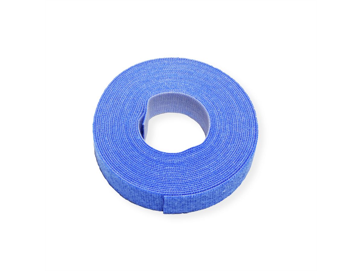 VELCRO® ONE-WRAP® Bande sur rouleau, 20mm, bleu, 25 m