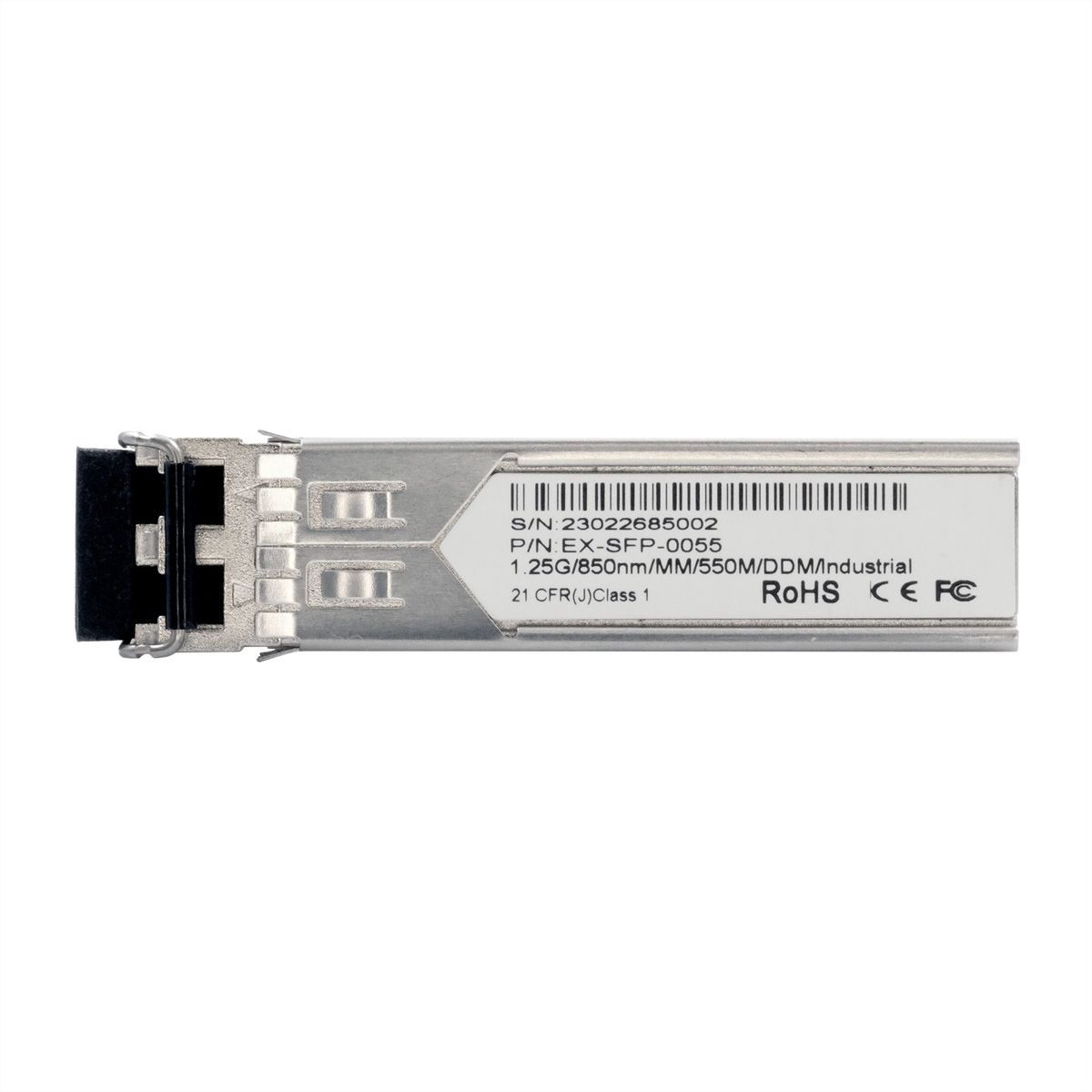 EXSYS EX-SFP-0055 SFP Transceiver, LC, Duplex, Multimode, 550m, -40°C à +85°C