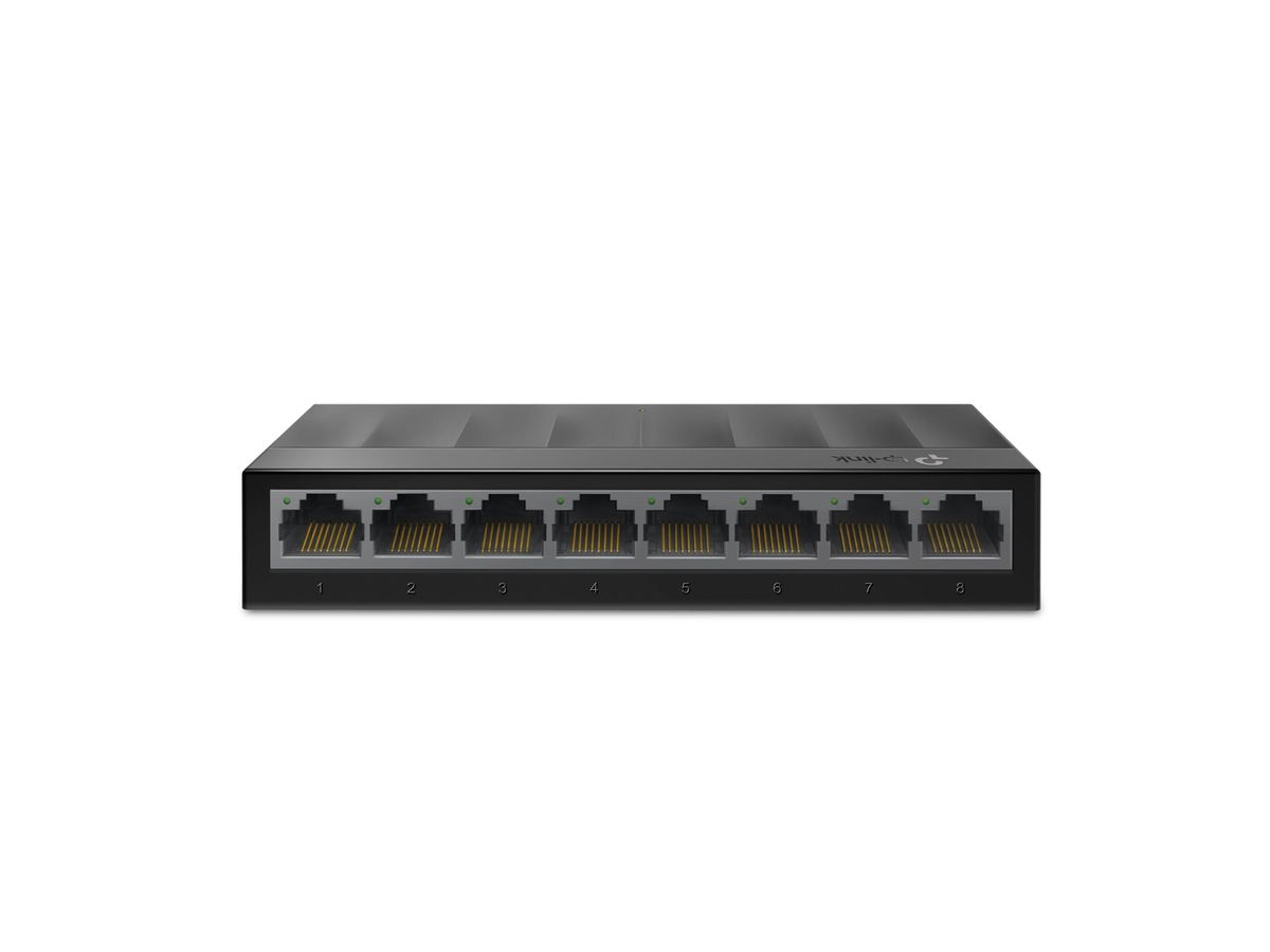 TP-LINK LS1008G commutateur réseau Non-géré Gigabit Ethernet (10/100/1000) Noir