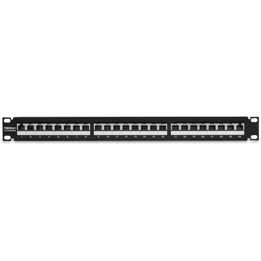 TRENDnet TC-P24C6AS Panneau de brassage Cat.6A à 24 ports