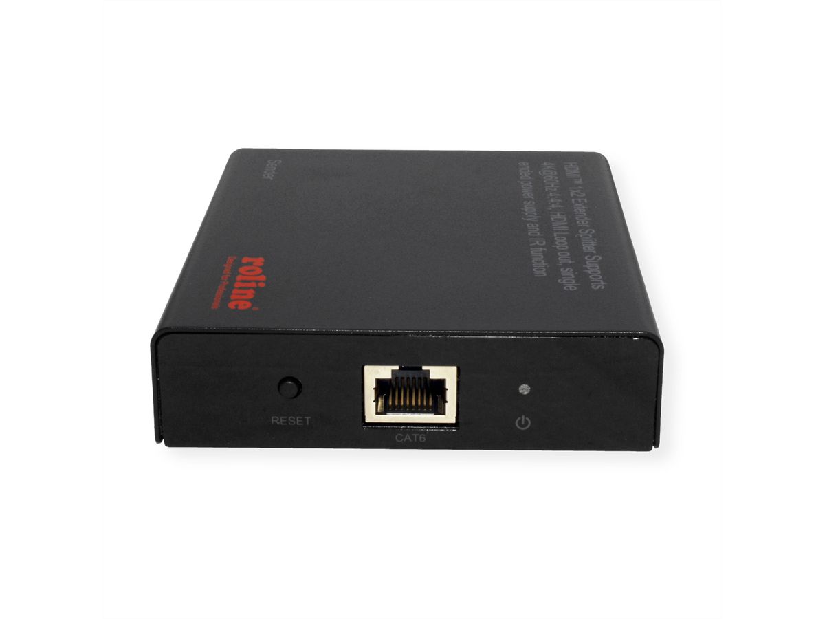 ROLINE Prolongateur/Splitter HDMI, 1x2 via Cat.6A, 70m, 4K60Hz