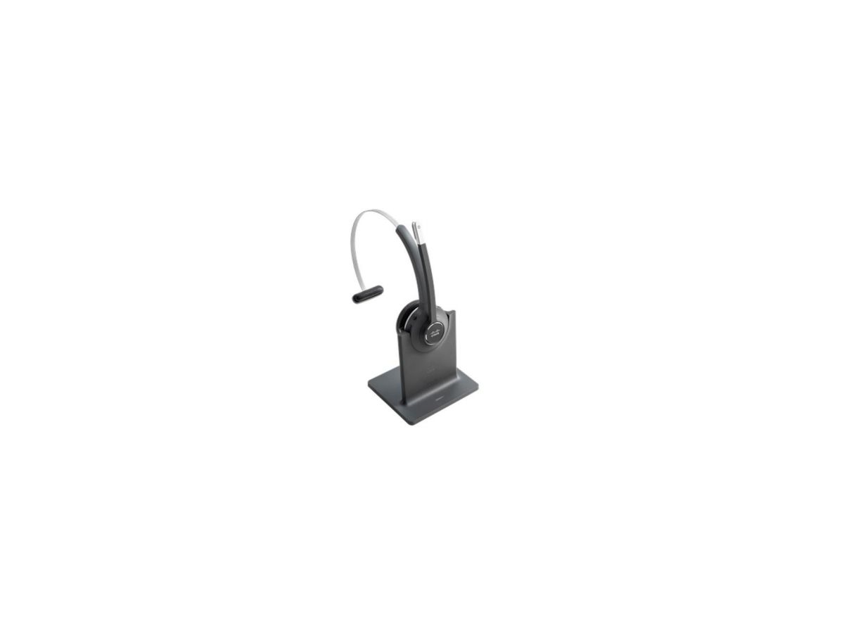 Cisco 561 Casque Sans fil Arceau Bureau/Centre d'appels USB Type-A Noir, Gris