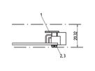 Renforcement de la carte de circuit imprimé SCHROFF, 9 U
