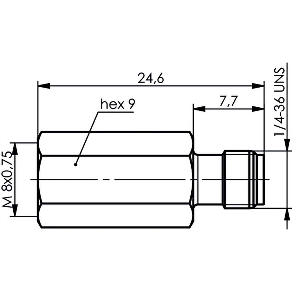 TELEGÄRTNER Adaptateur FME-mâle / SMA-femelle